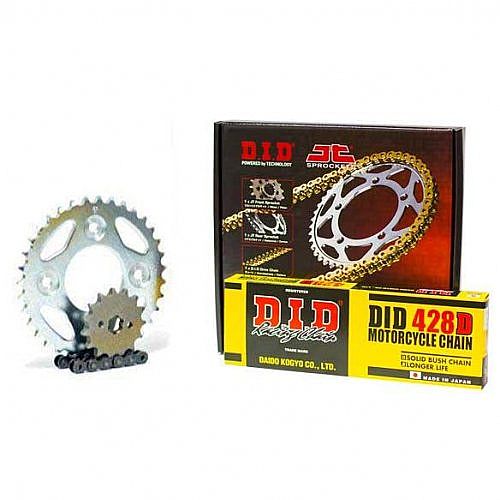 SET SPROCKETS CHAIN DID - JT FOR HONDA WAVE 110 428