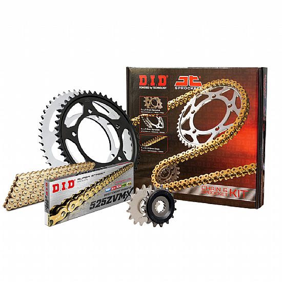 D.I.D O-RING CHAIN & JT SPROCKET KIT KAWASAKI Z 1000 `03-`06