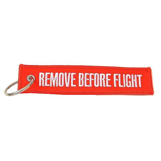 KEY HOLDER MOTORCYCLE - SCOOTER REMOVE BEFORE FLIGHT RED