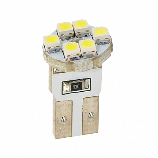 ΛΑΜΠΑ M-TECH LED T10 W5W 12V W2,1X9,5D ΚΑΡΦΩΤΗ ΑΚΑΛΥΚΗ 2 ΤΕΜΑΧΙΑ