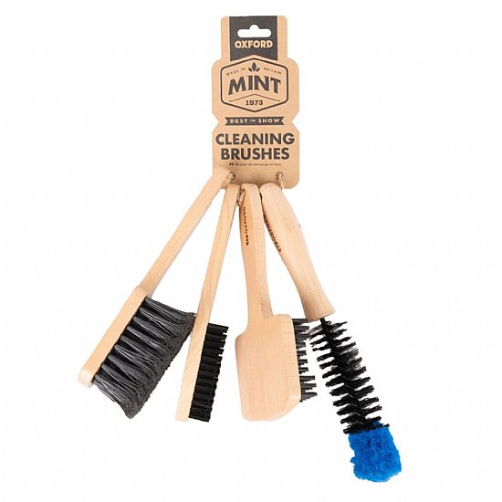 OXFORD MINT OX238 WOOD MOTORCYCLE MOTORBIKE CLEANING BRUSHES
