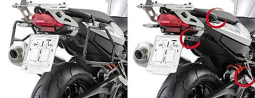 HOLDER FOR SIDE BAGS GIVI FOR SUZUKI V-STROM DL650 PLR532