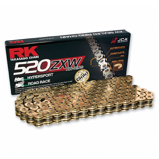 RK ZXW CHAIN 520 GOLD 114 LINKS
