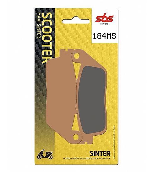 MOTORCYCLE BRAKE PADS SBS 184MS FA142-FA226 MAXI SCOOTER 250-600CCM