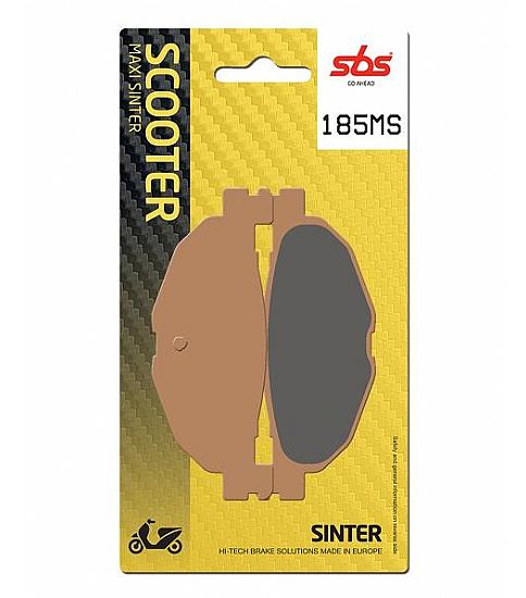 MOTORCYCLE BRAKE PADS SBS 185MS FA408 MAXI SCOOTER 250-600CCM
