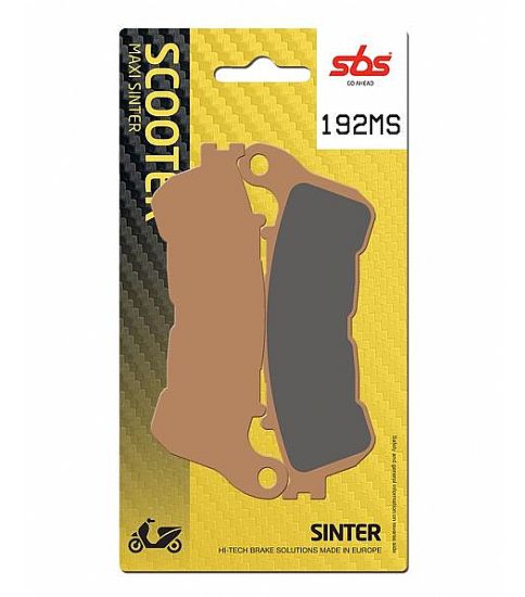 MOTORCYCLE BRAKE PADS SBS 192MS FA388 MAXI SCOOTER 250-600CCM