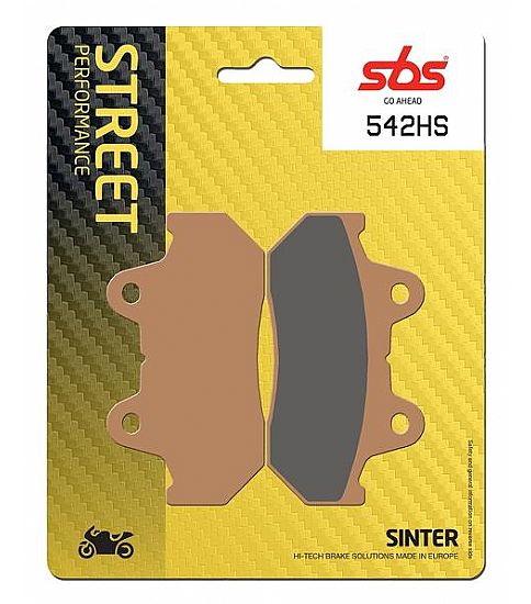 REAR BRAKE PADS SBS 542HS FA69/3 FR