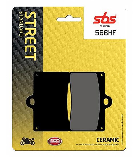 MOTORCYCLE BRAKE PADS SBS 566HF FA95 STD FR/RR