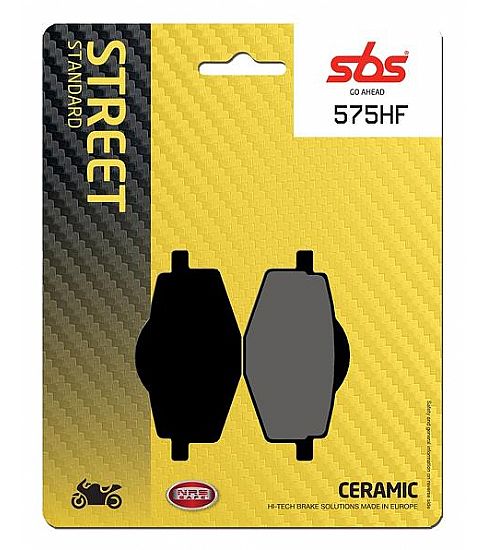 MOTORCYCLE BRAKE PADS SBS 575HF FA101 STD FR/RR