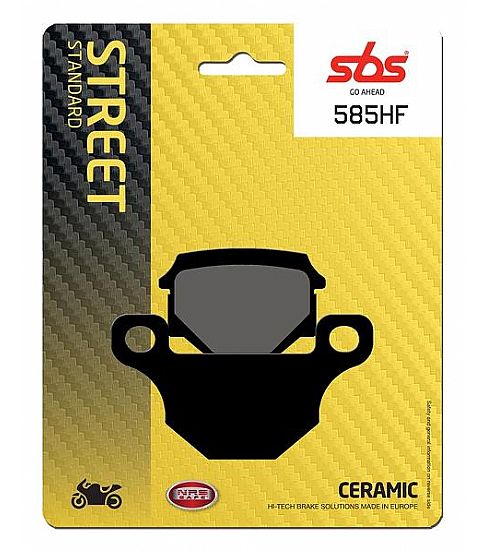 MOTORCYCLE BRAKE PADS SBS 585HF FA93 STD FR/RR