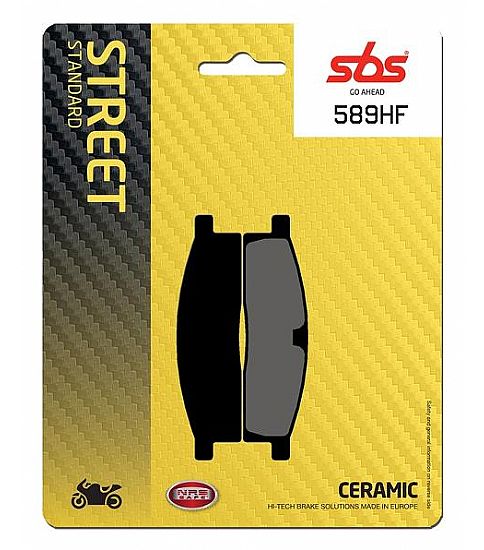 MOTORCYCLE BRAKE PADS SBS 589HF FA119 STD FR/RR