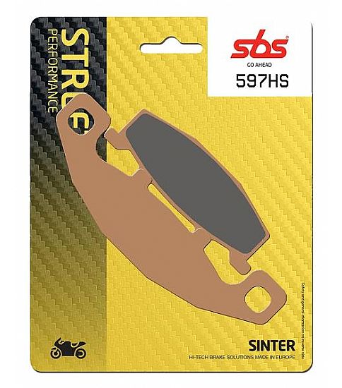 MOTORCYCLE BRAKE PADS SBS 597HS FA129 FR