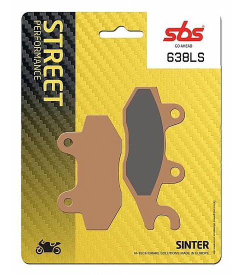 MOTORCYCLE BRAKE PADS SBS 638LS FA165-FA215 RR