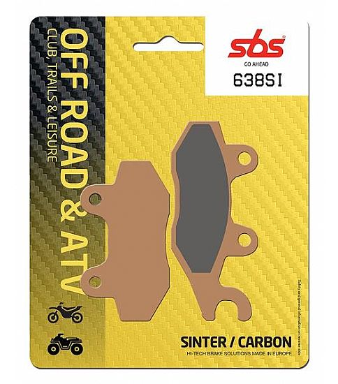 MOTORCYCLE BRAKE PADS SBS 638SI FA165-FA215 MX ATV