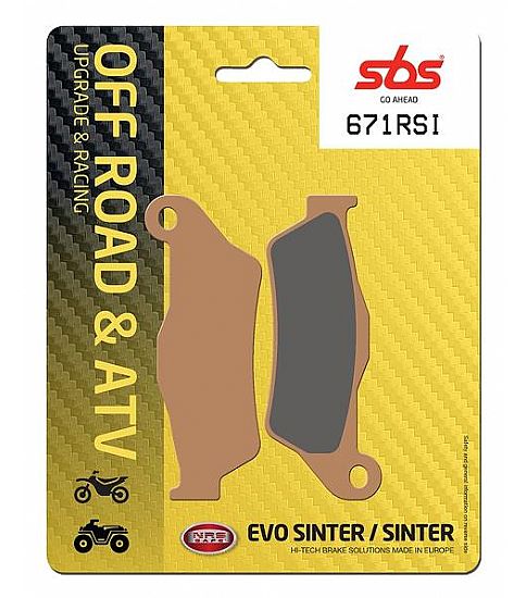 MOTORCYCLE BRAKE PADS SBS 671RSI FA181 RACING RR KTM/HUSQVARNA/ARPILIA ENDURO