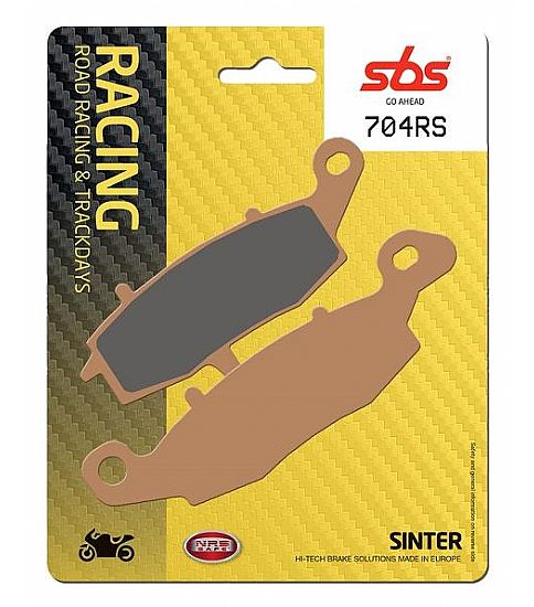 MOTORCYCLE BRAKE PADS SBS 704RS FA231 RACING FR