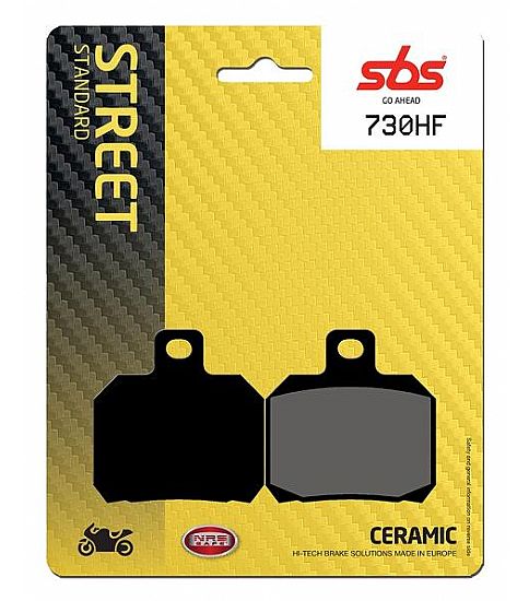 MOTORCYCLE BRAKE PADS SBS 730HF FA266 STD FR/RR