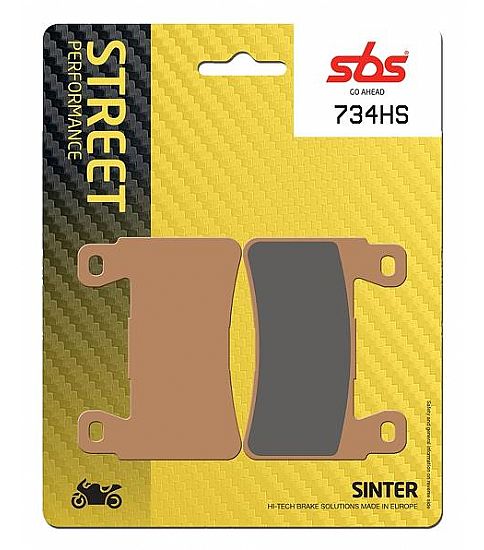 MOTORCYCLE BRAKE PADS SBS 734HS FA265 FR