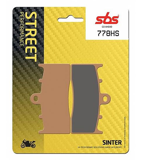 MOTORCYCLE BRAKE PADS SBS 778HS FA294 FR