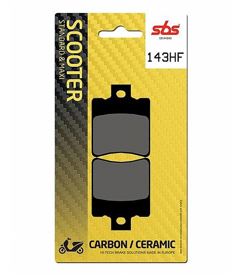 MOTORCYCLE BRAKE PADS SBS 143HF FA193 SCOOTER 50-124CCM