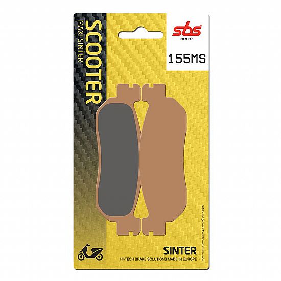 MOTORCYCLE BRAKE PADS SBS 155MS FA275 MAXI SCOOTER 250-600CCM