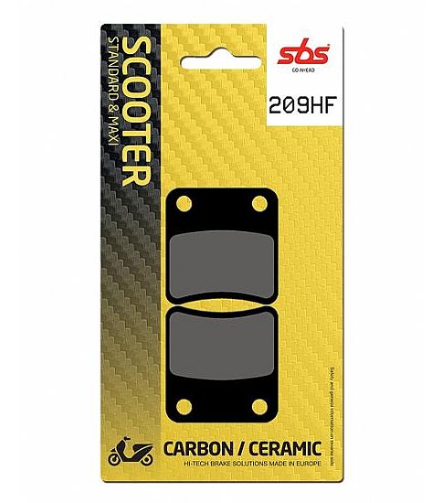 PARKING BRAKE PADS SBS 209HF FA257/2 GILERA GP800 '08