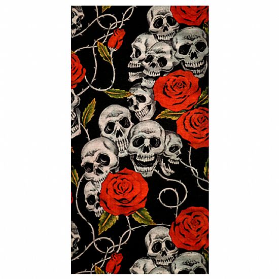 MODEKA SKULL & ROSES NECK TUBE