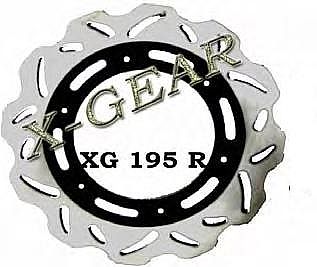 ΔΙΣΚΟΠΛΑΚΑ ΠΙΣΩ X-GEAR CAGIVA WMX 125 87-92 / HUSABERG FE 400 98-99