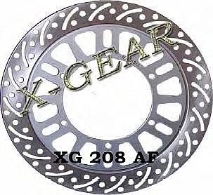 ΔΙΣΚΟΠΛΑΚΑ ΕΜΠΡΟΣ X-GEAR KTM EGS 400 LC-4 96-99 / LC-E 640 ENDURO ADVENTURE 97-04 