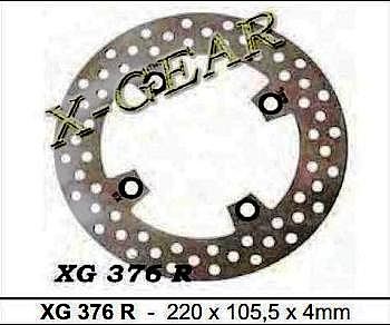 FRONT AND REAR DISK BRAKE X-GEAR HONDA 125 / 150 
