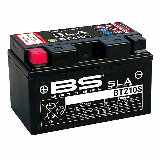 ΜΠΑΤΑΡΙΑ ΜΟΤΟΣΥΚΛΕΤΑΣ SLA BS BATTERY BTZ10S (  YTZ10S ) 9.1AH