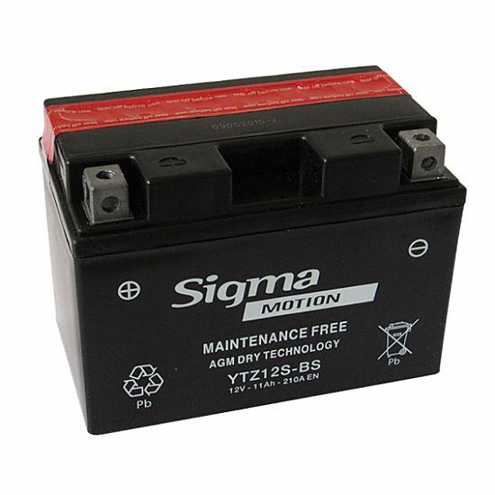 ΜΠΑΤΑΡΙΑ ΜΟΤΟΣΥΚΛΕΤΑΣ SIGMA YTZ12S-BS 11AH