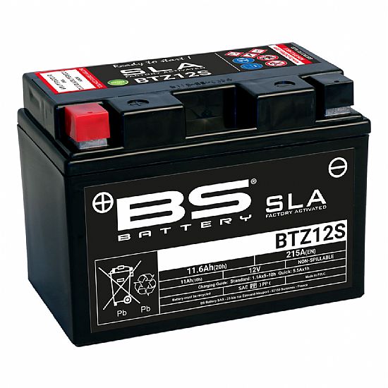 ΜΠΑΤΑΡΙΑ ΜΟΤΟΣΥΚΛΕΤΑΣ SLA BS BATTERY BTZ12S ( YTZ12S ) 11.6AH