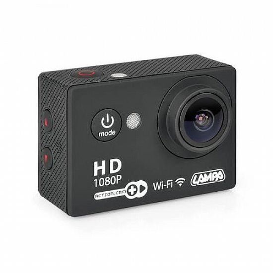 ACTION CAMERA ΤΗΣ LAMPA 1080P WIFI ΑΔΙΑΒΡΟΧΗ ΜΕ ΟΘΟΝΗ ΚΑΙ ΚΙΤ ΑΞΕΣΟΥΑΡ