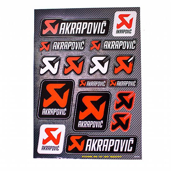 AKRAPOVIC STICKER COLLECTION
