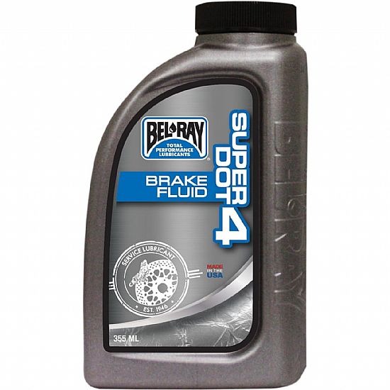 BEL-RAY SUPER DOT 4 BRAKE FLUID - 355ML. 99480-B355W