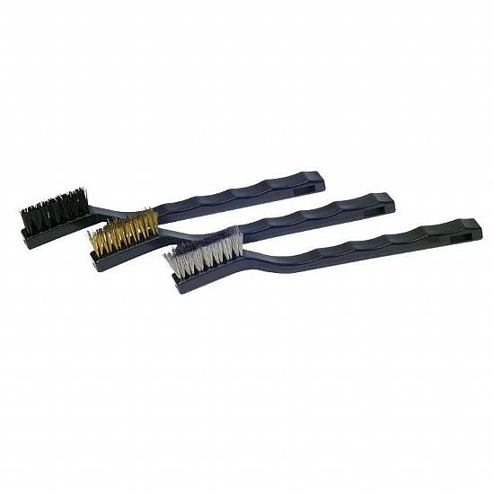 BIKESERVICE 3PCS DETAIL BRUSH SET