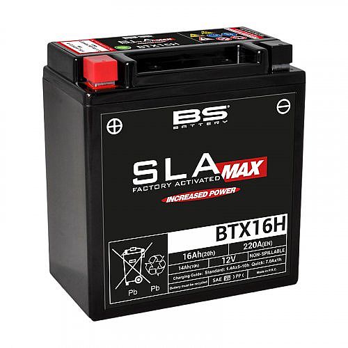 ΜΠΑΤΑΡΙΑ ΜΟΤΟΣΥΚΛΕΤΑΣ SLA MAX BS BATTERY BTX16H ( YTX16-BS ) 16.0AH