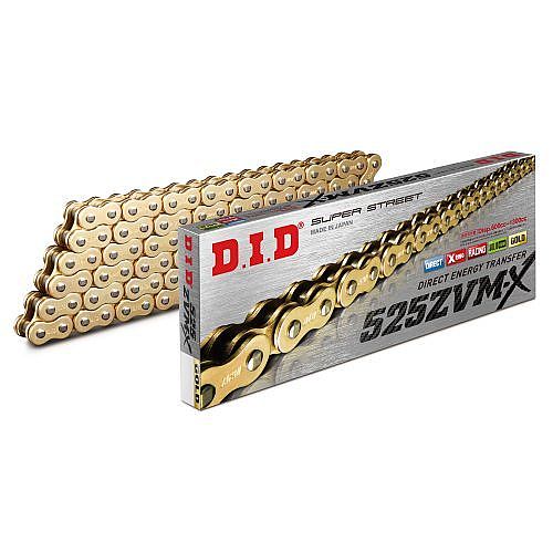 DID 525 ΧΡΥΣΗ (ZVM-X) X'RING X 128 LINKS