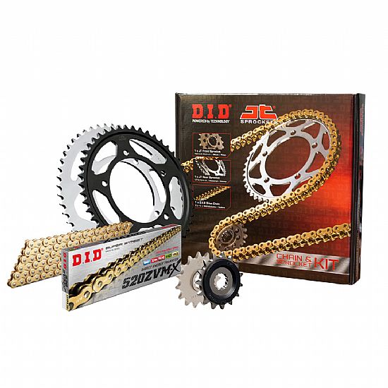 D.I.D X-RING CHAIN & JT SPROCKETS KIT KAWASAKI Z 750 `04-`12