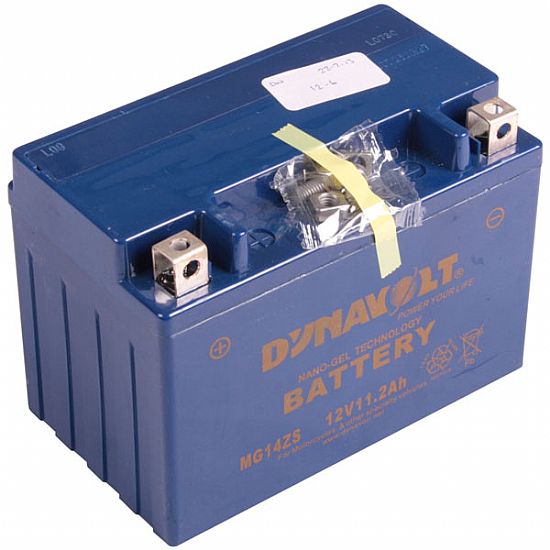 DYNAVOLT MOTORCYCLE NANOGEL BATTERY  MG14Z-S 12V 11.2AH