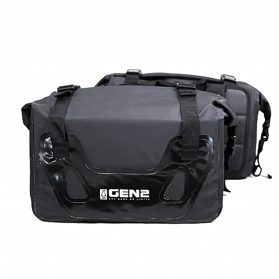 GEN2 ΠΛΑIΝΕΣ ΤΣΑΝΤΕΣ ΣΑΜΑΡΙΑ TOUR DRY SIDE BAGS IPX6 ΜΑΥΡΟ