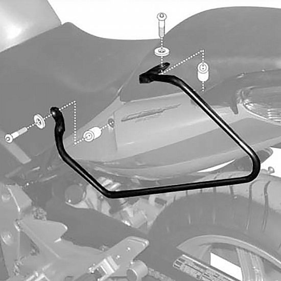 GIVI T218 SADDLE BAG RACK FOR HONDA CBF500-600N'05-06-1000'06 