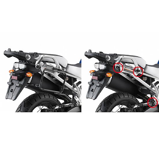 HOLDER FOR SIDE GIVI FOR BAGS YAMAHA XTZ 1200 (10) PLR367