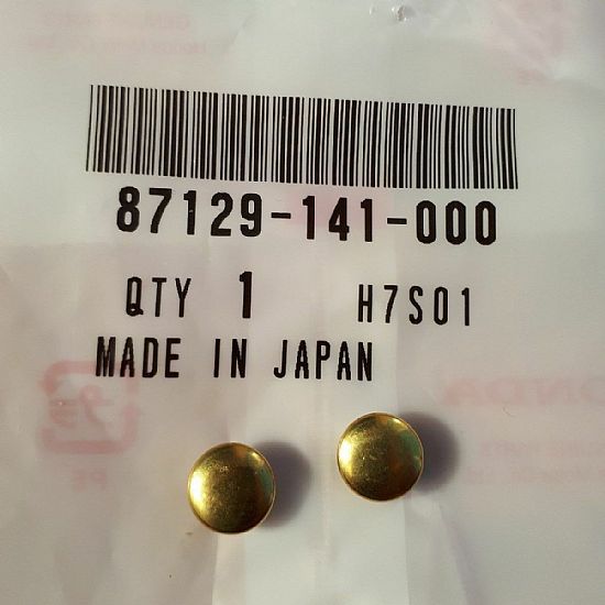 HONDA C50 C70 C90 PAIR EMBLEM RIVETS