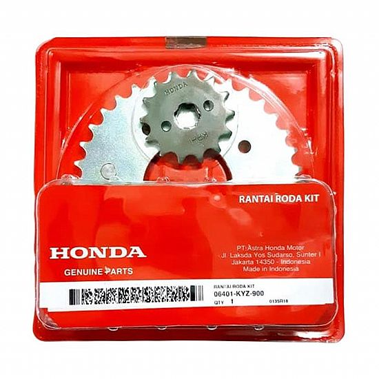 SPROCKETS AND CHAIN KIT HONDA SUPRA X 125 