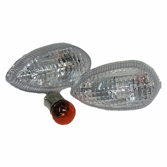 PURE CLEAR INDICATOR FRONT & REAR YAMAHA YZF