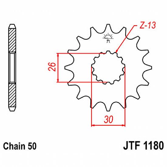 JTF1180 18T JT SPROCKETS