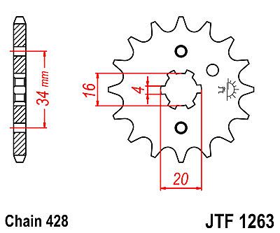 ΓΡΑΝΑΖΙ ΕΜΠΡΟΣΘΙΟ JT JTF 1263.14 ΔΟΝΤΙΑ CRYPTON - R  