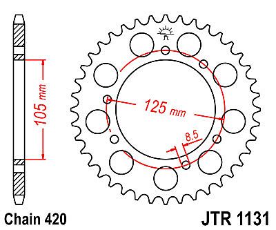 REAR SPROCKET JT R1131 48-50 TEETH